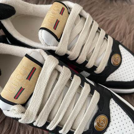 Preloved Authentic Gucci Screener Low-Top Sneakers SZ35