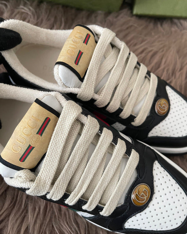 Preloved Authentic Gucci Screener Low-Top Sneakers SZ35