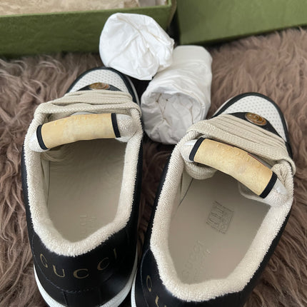 Preloved Authentic Gucci Screener Low-Top Sneakers SZ35