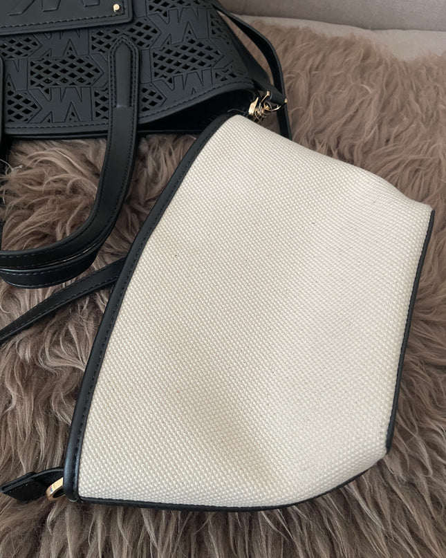 Preloved Authentic Michael Kors Kimber Small 2-in-1 Perforated &amp; Embossed Faux Leather Tote Bag