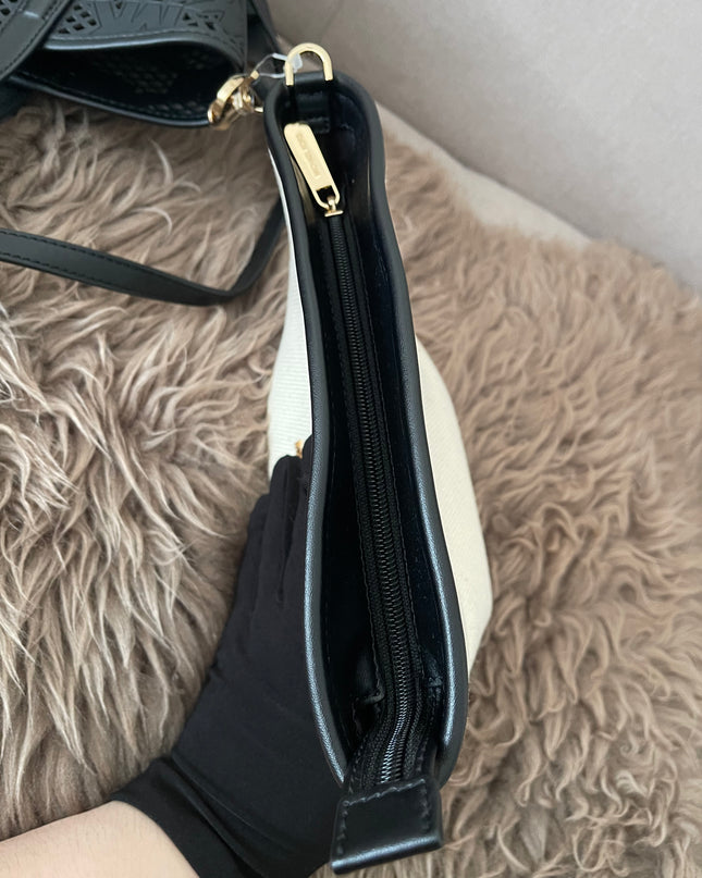 Preloved Authentic Michael Kors Kimber Small 2-in-1 Perforated &amp; Embossed Faux Leather Tote Bag