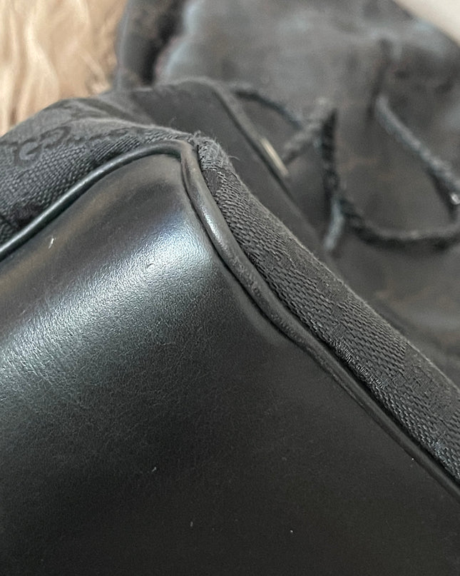 Preloved Authentic Gucci Black GG Canvas Gifford Tote Bag