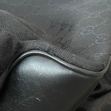 Preloved Authentic Gucci Black GG Canvas Gifford Tote Bag