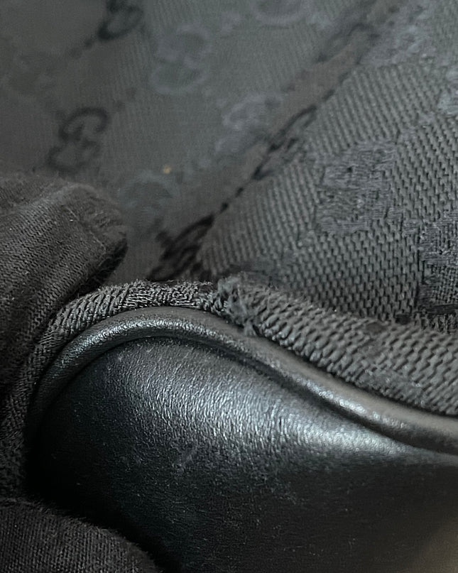 Preloved Authentic Gucci Black GG Canvas Gifford Tote Bag