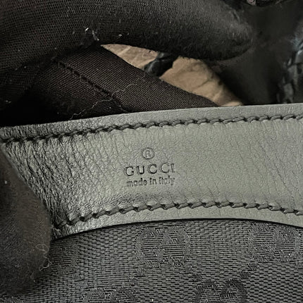 Preloved Authentic Gucci Black GG Canvas Gifford Tote Bag