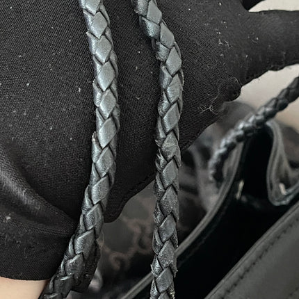Preloved Authentic Gucci Black GG Canvas Gifford Tote Bag