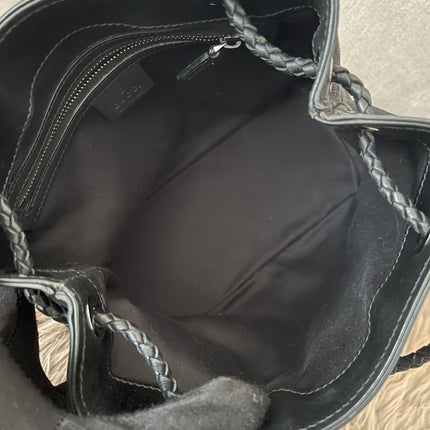 Preloved Authentic Gucci Black GG Canvas Gifford Tote Bag