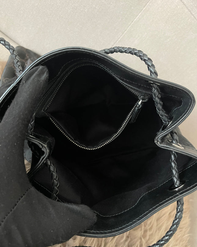 Preloved Authentic Gucci Black GG Canvas Gifford Tote Bag