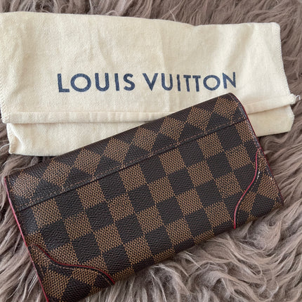 Preloved Authentic Louis Vuitton Damier Ebene Caissa Wallet