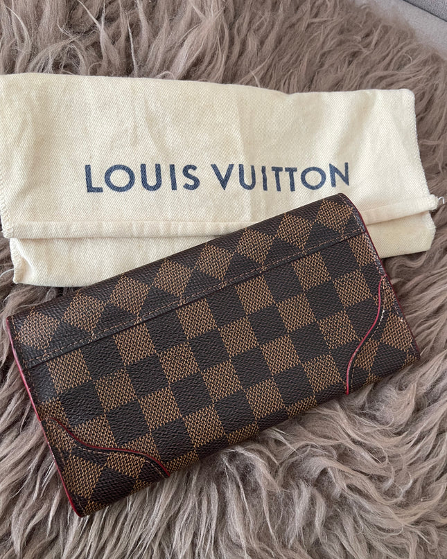 Preloved Authentic Louis Vuitton Damier Ebene Caissa Wallet