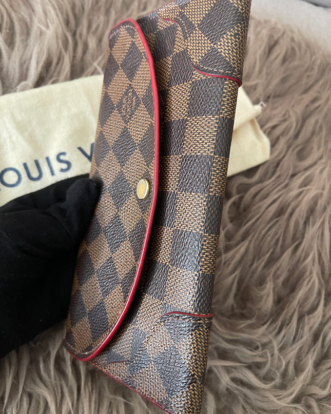 Preloved Authentic Louis Vuitton Damier Ebene Caissa Wallet