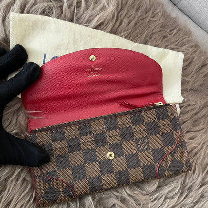 Preloved Authentic Louis Vuitton Damier Ebene Caissa Wallet