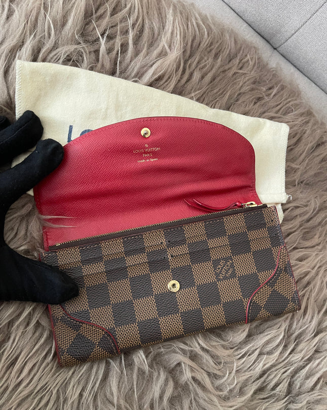 Preloved Authentic Louis Vuitton Damier Ebene Caissa Wallet