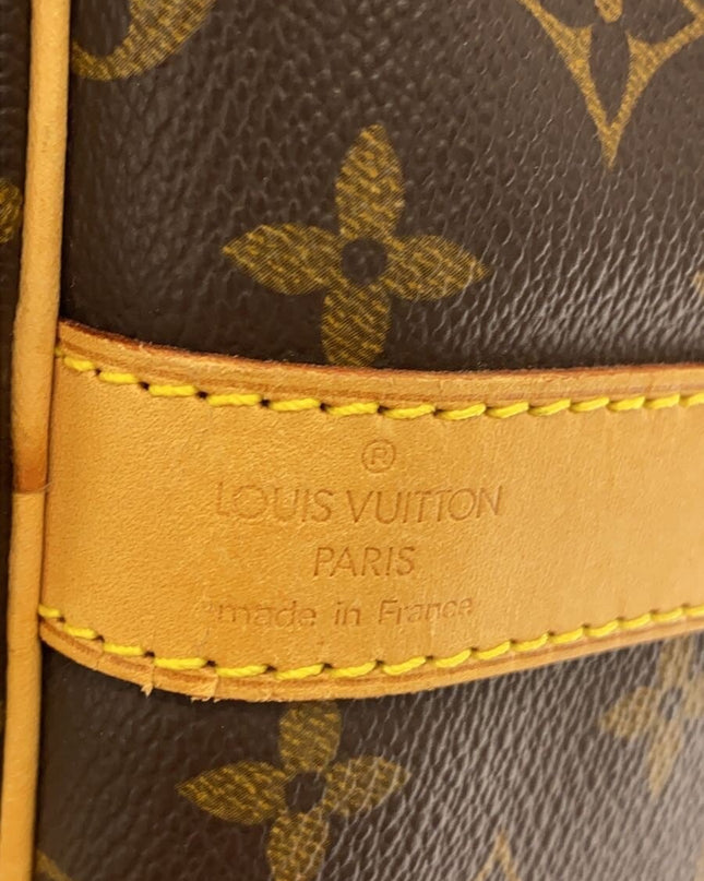 Preloved Authentic LOUIS VUITTON Keepall 60_Monogram Canvas/PVC/BRW