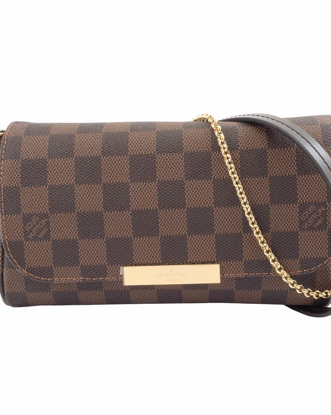 Preloved Authentic RANK SA Louis Vuitton Favorite PM Damier Ebene Shoulder Bag
