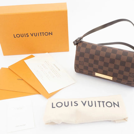 Preloved Authentic RANK SA Louis Vuitton Favorite PM Damier Ebene Shoulder Bag