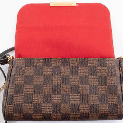 Preloved Authentic RANK SA Louis Vuitton Favorite PM Damier Ebene Shoulder Bag