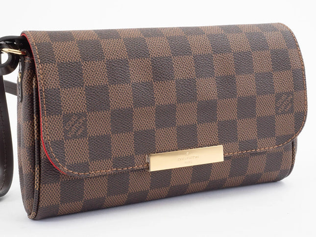 Preloved Authentic RANK SA Louis Vuitton Favorite PM Damier Ebene Shoulder Bag