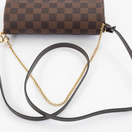 Preloved Authentic RANK SA Louis Vuitton Favorite PM Damier Ebene Shoulder Bag