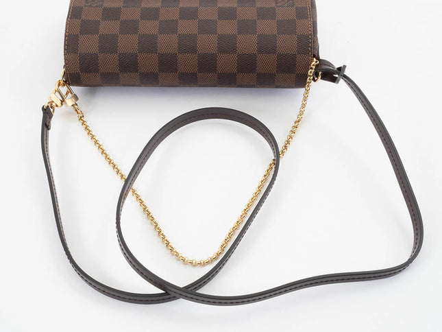 Preloved Authentic RANK SA Louis Vuitton Favorite PM Damier Ebene Shoulder Bag