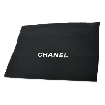 Preloved Authentic Rank A Chanel Deauville Bowling Bag A92749, Chain Shoulder Bag, Dark Navy with Silver Hardware, Canvas