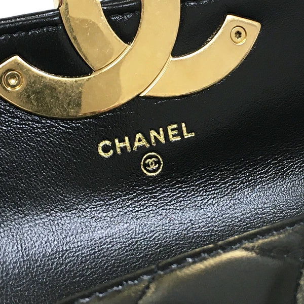 Preloved Authentic Rank SA Chanel Matelasse Phone Case AP3207 Smartphone Case Chain Shoulder Bag Pochette Lambskin with Box
