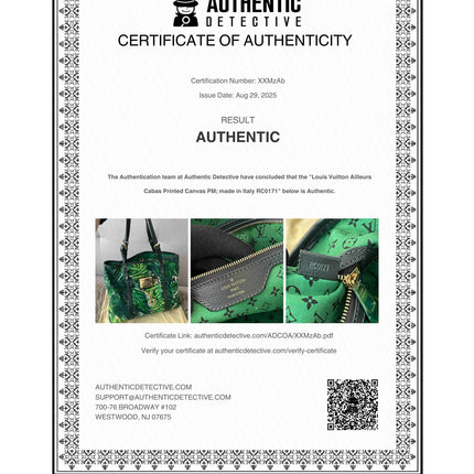 Preloved Authentic Louis Vuitton Ailleurs Adventure Cabas PM ( Limited Edition )