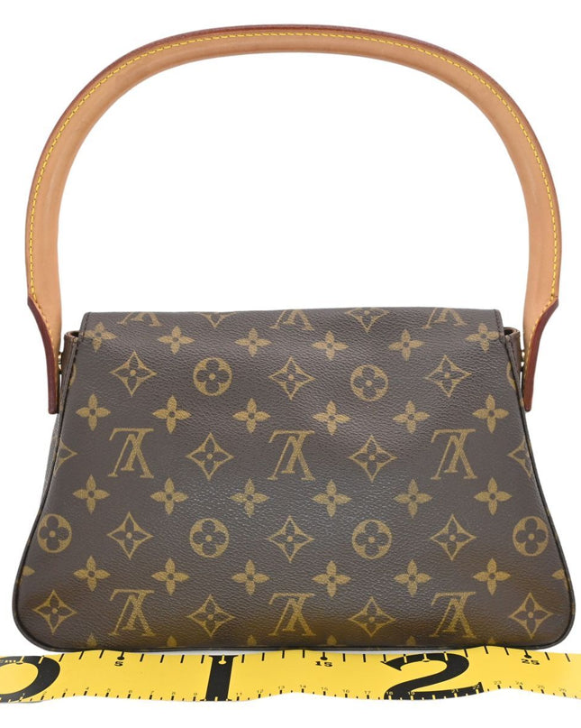 Preloved Authentic Louis Vuitton Looping MM Monogram Canvas Shoulder Bag