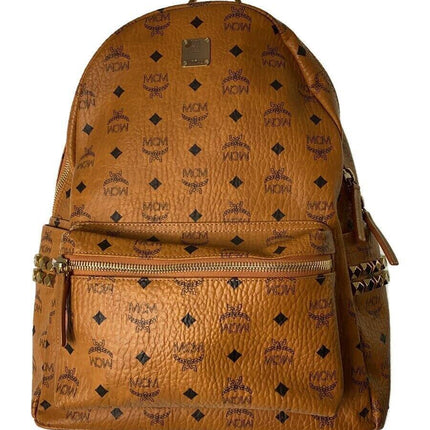 MCM Backpack/Leather/Camel/MMK6SVE38CO001
