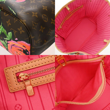 Preloved Authentic Louis Vuitton Monogram Rose Neverfull MM
