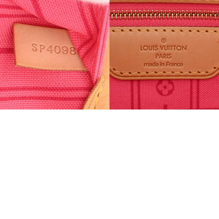 Preloved Authentic Louis Vuitton Monogram Rose Neverfull MM