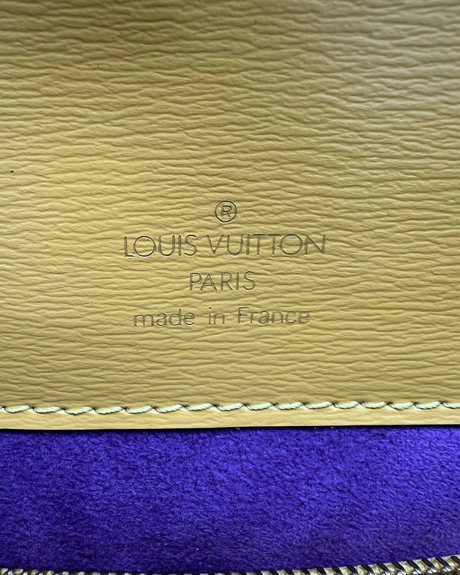 Preloved Authentic Louis Vuitton Bussi Epi Tassili Yellow Shoulder Bag