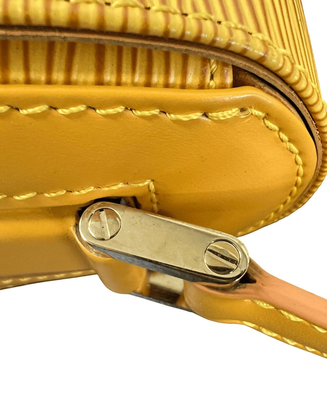 Preloved Authentic Louis Vuitton Bussi Epi Tassili Yellow Shoulder Bag