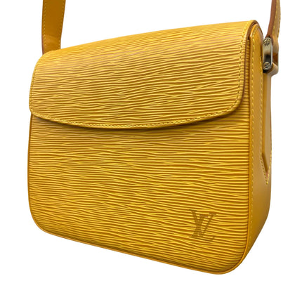 Preloved Authentic Louis Vuitton Bussi Epi Tassili Yellow Shoulder Bag
