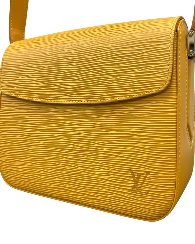 Preloved Authentic Louis Vuitton Bussi Epi Tassili Yellow Shoulder Bag