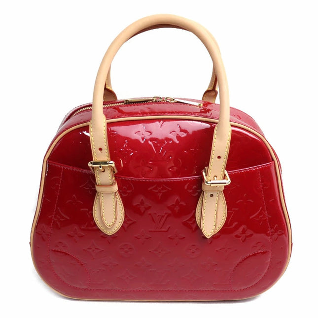 Preloved Authentic LOUIS VUITTON Summit Drive Handbag Vernis Pomme d'Amour