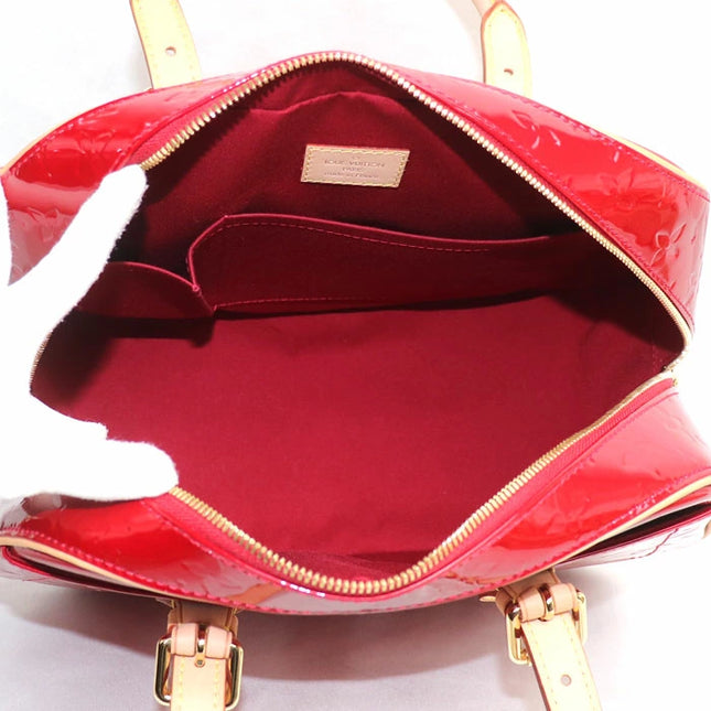 Preloved Authentic LOUIS VUITTON Summit Drive Handbag Vernis Pomme d'Amour