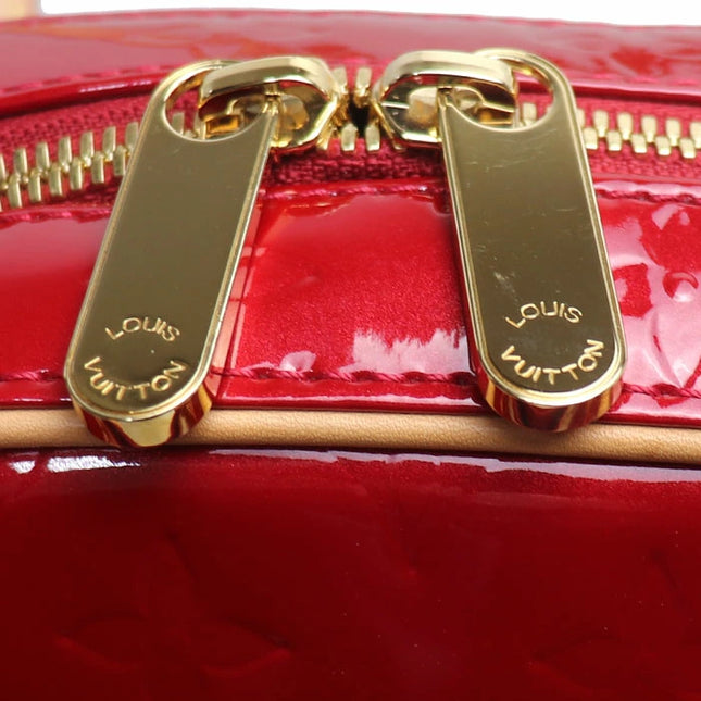 Preloved Authentic LOUIS VUITTON Summit Drive Handbag Vernis Pomme d'Amour