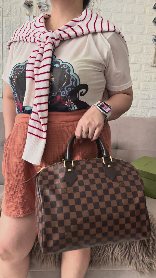Preloved Louis Vuitton Speedy 30 Damier
