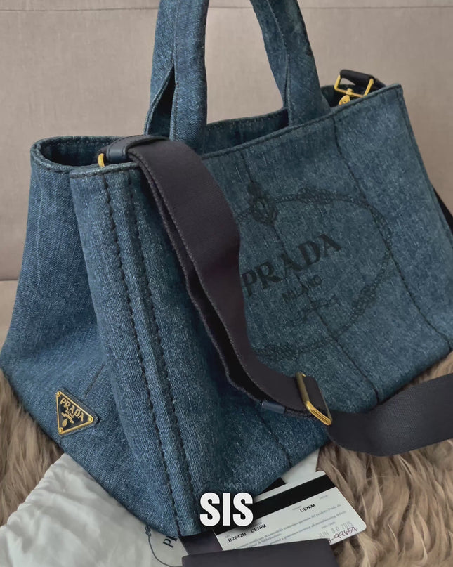 Price Drop! Preloved Prada 2000-2020 Canapa Denim