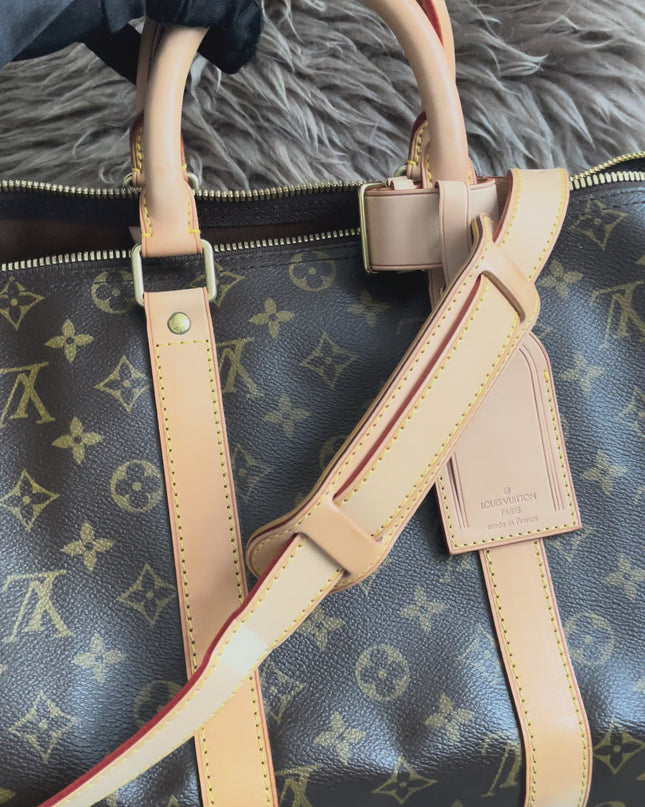 Preloved Authentic Louis Vuitton Keepall Bandouliere 45