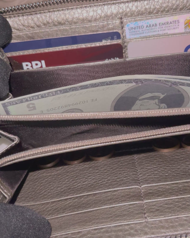Preloved Authentic Rank A- Gucci Soho Zip-Around Wallet