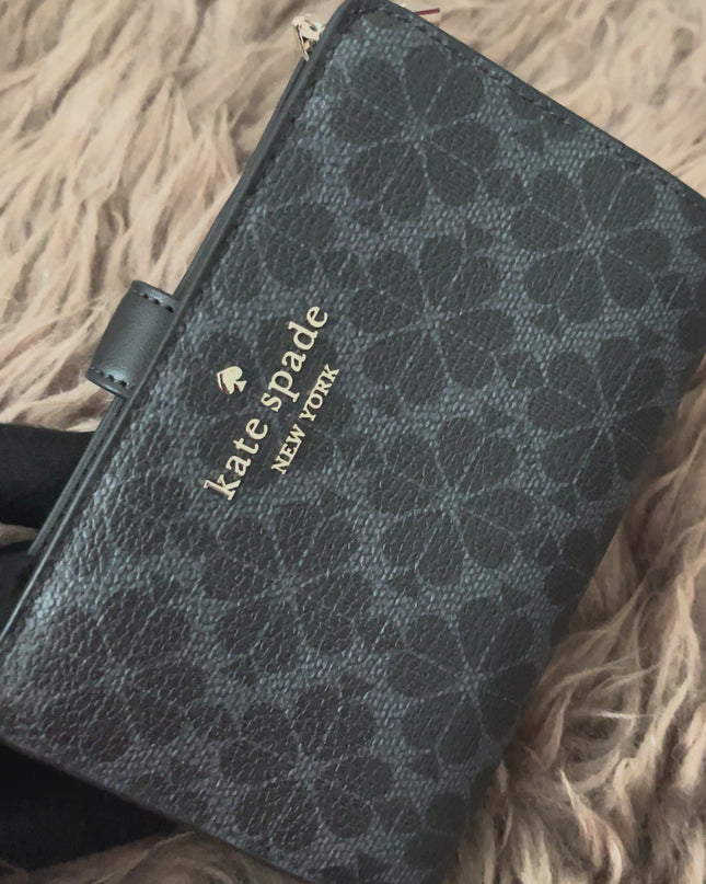 Preloved Authentic Like New Kate Spade New York Spade Flower Medium Bifold Wallet