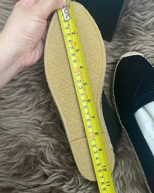 Prada Black Espadrille 7 Mens