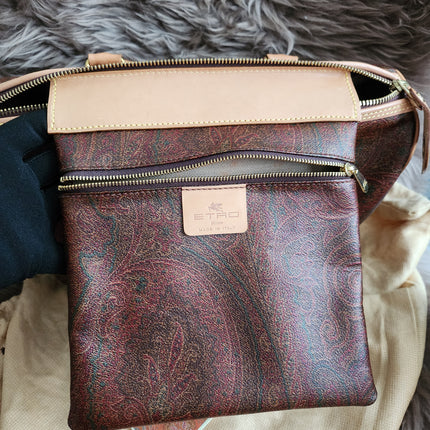 ETRO Paisley jacquard Boston bag
