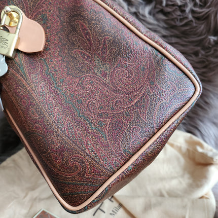ETRO Paisley jacquard Boston bag