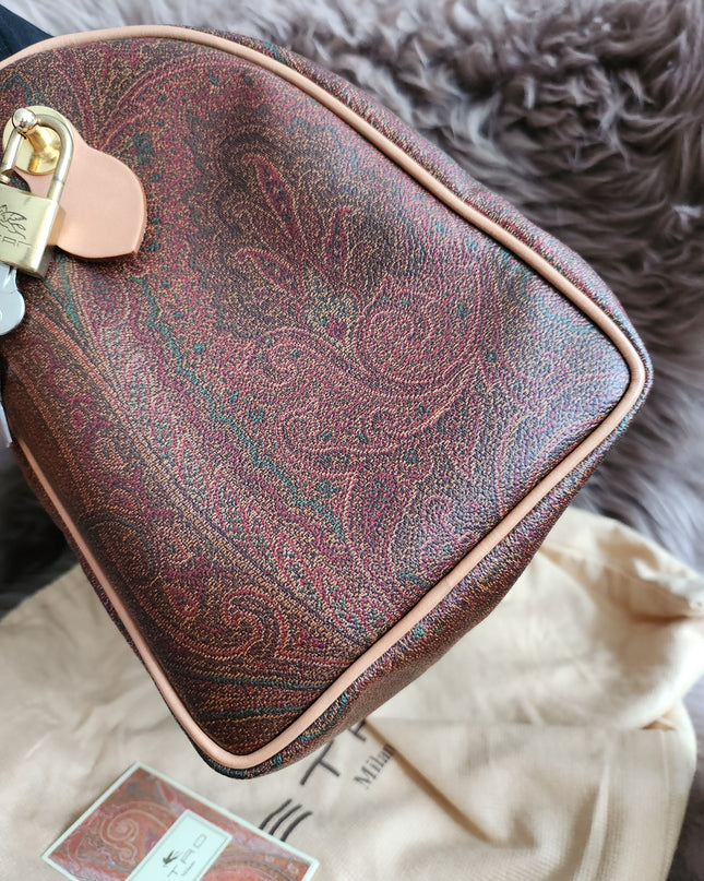 ETRO Paisley jacquard Boston bag