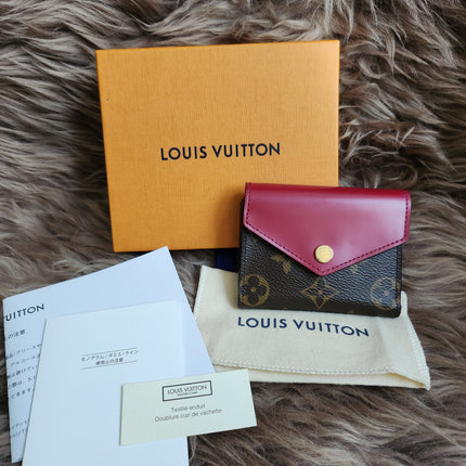 LOUIS VUITTON Monogram Zoe Wallet Small