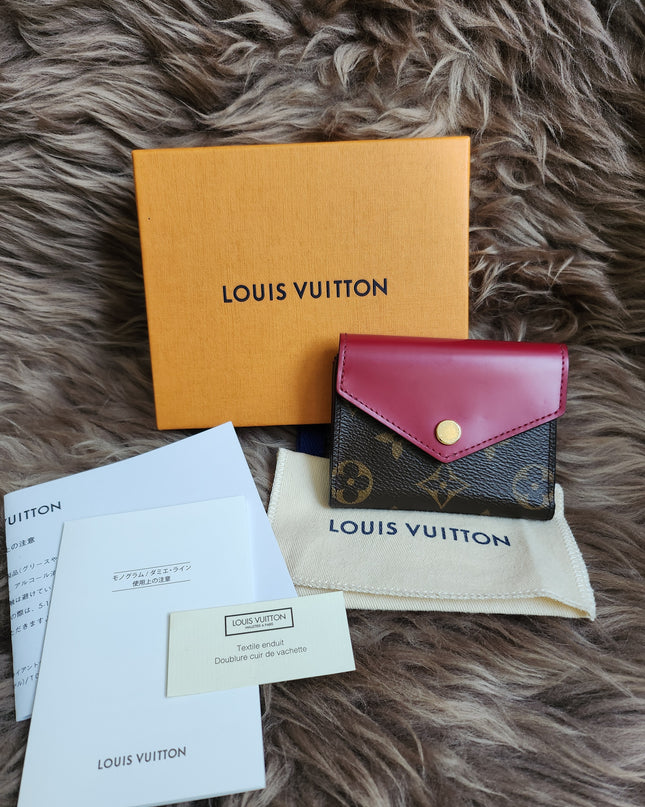 LOUIS VUITTON Monogram Zoe Wallet Small