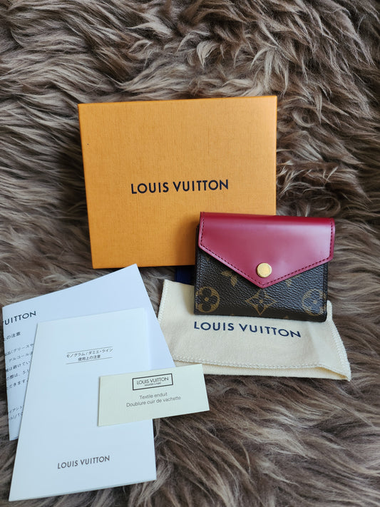 LOUIS VUITTON Monogram Zoe Wallet Small